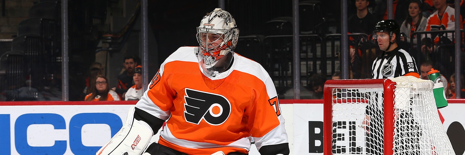 Carter Hart Action Shot
