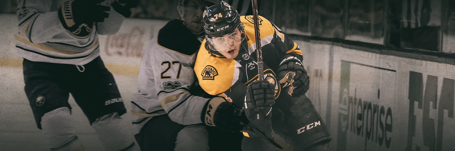 Jake DeBrusk Action Shot