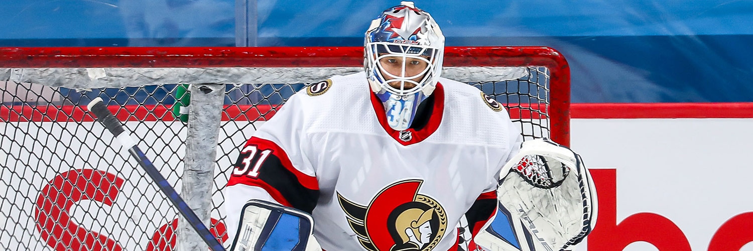 Anton Forsberg Action Shot