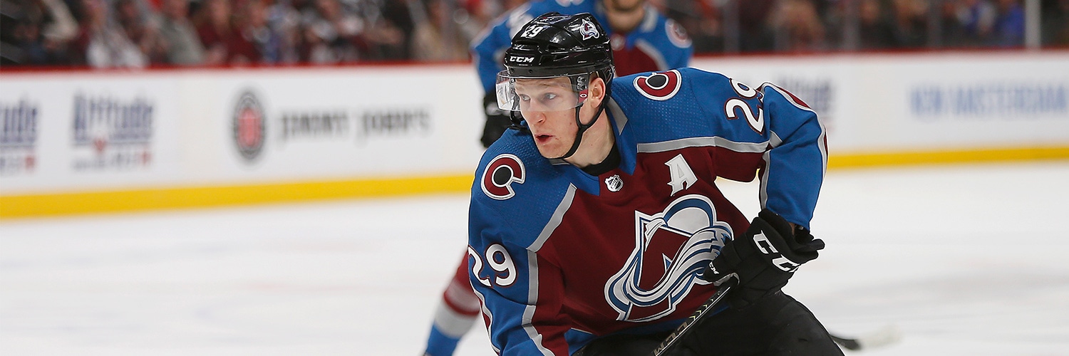 Nathan MacKinnon Action Shot
