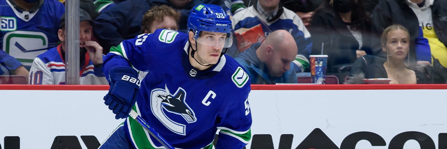 Bo Horvat Action Shot