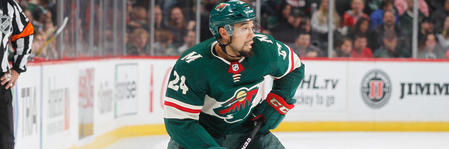 Mathew Dumba Action Shot