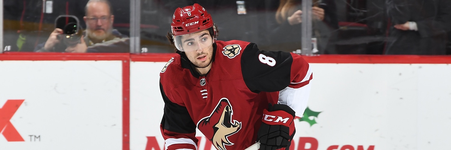 Nick Schmaltz Action Shot