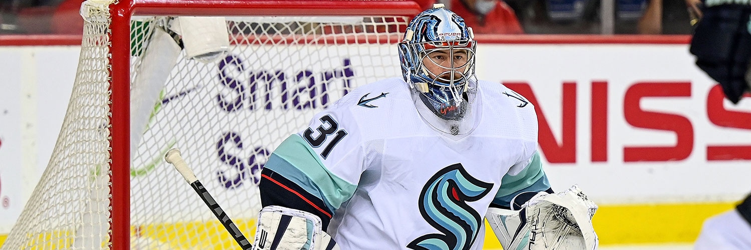 Philipp Grubauer Action Shot