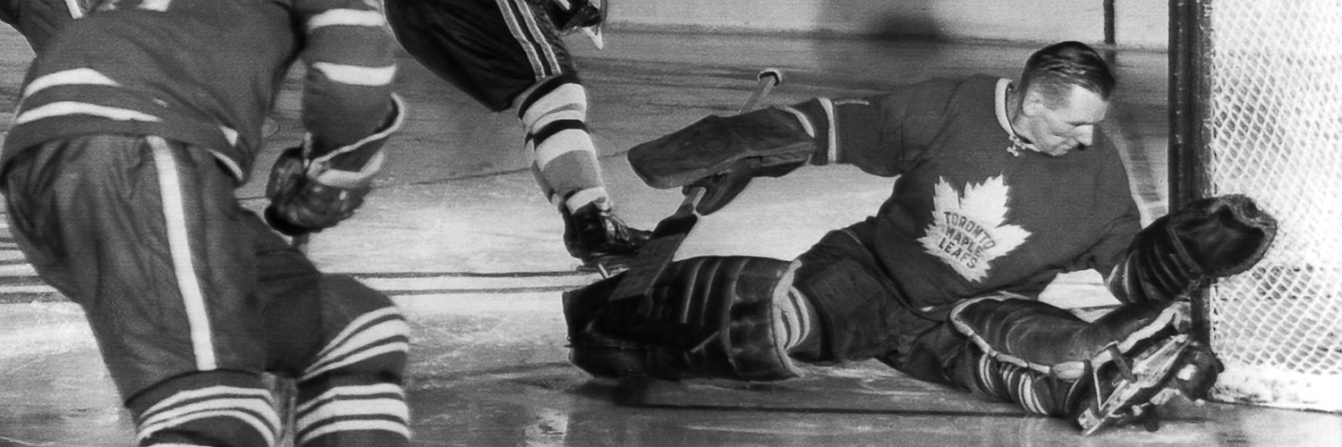 Johnny Bower Action Shot