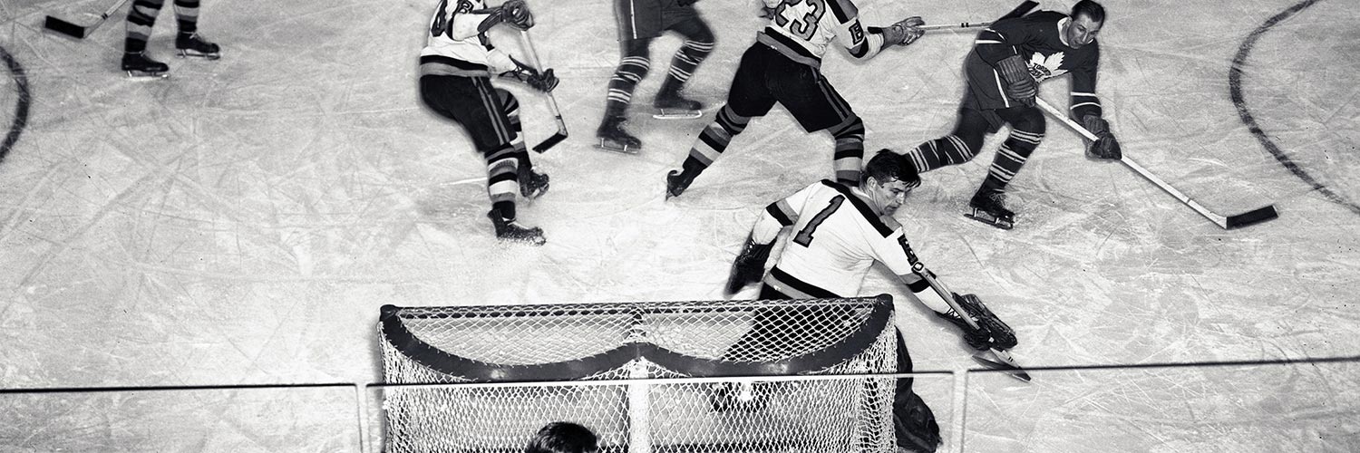 Frank Brimsek Action Shot