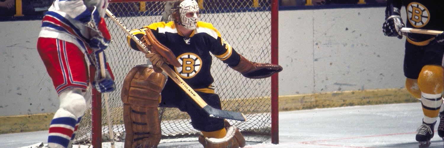 Gerry Cheevers Action Shot