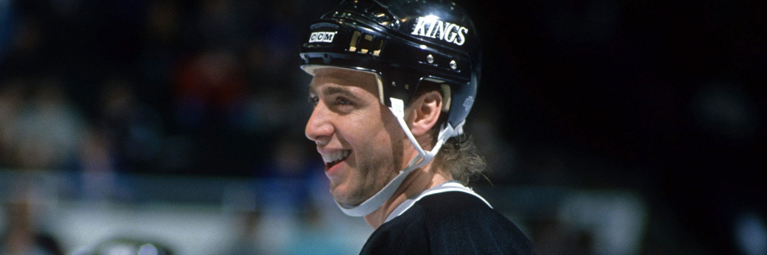 Bernie Nicholls Action Shot