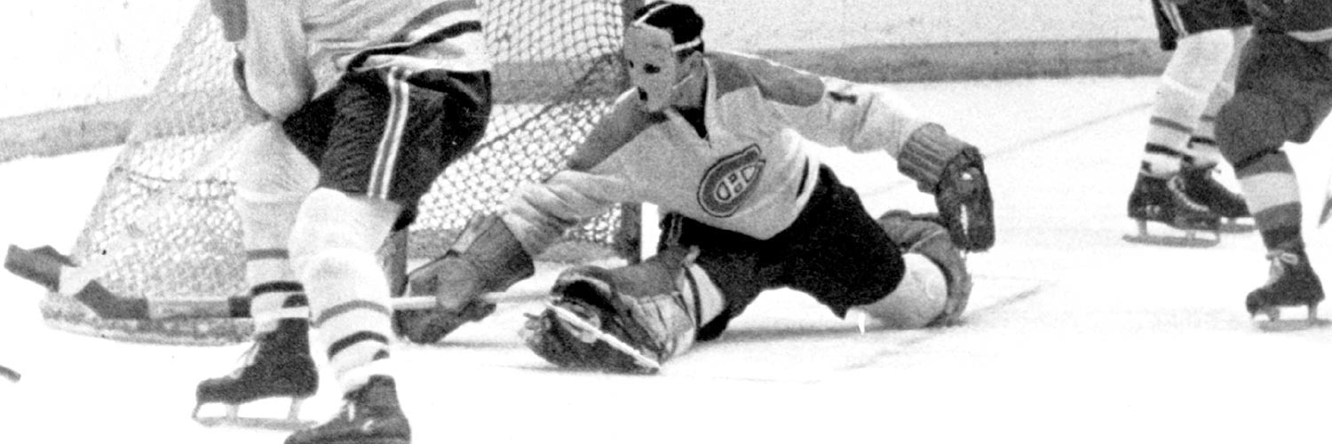 Jacques Plante Action Shot