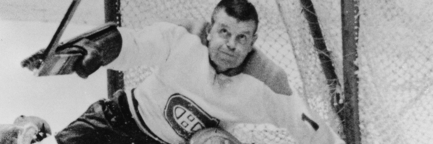 Gump Worsley Action Shot