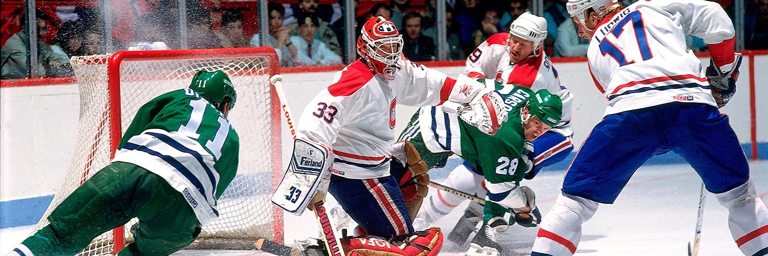 Patrick Roy Action Shot
