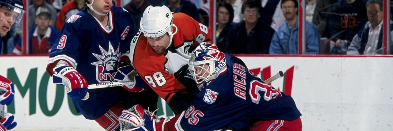 Eric Lindros Action Shot