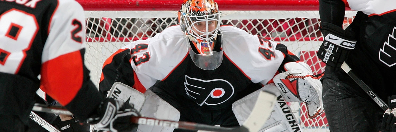 Martin Biron Action Shot