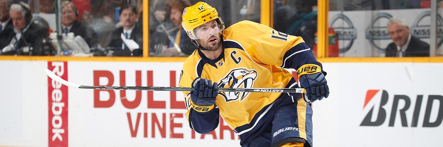 Mike Fisher Action Shot
