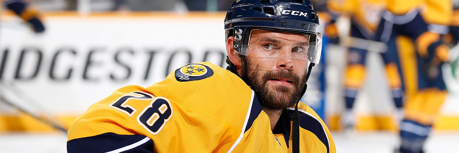 Paul Gaustad Action Shot