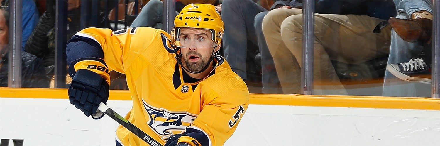 Dan Hamhuis Action Shot