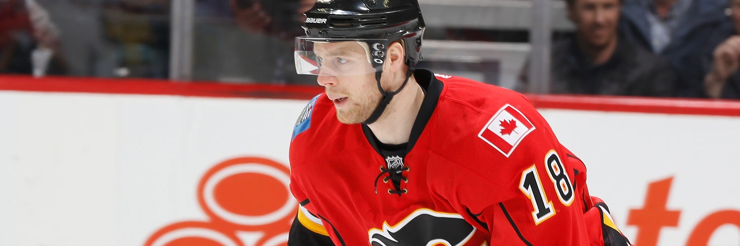 Matt Stajan Action Shot