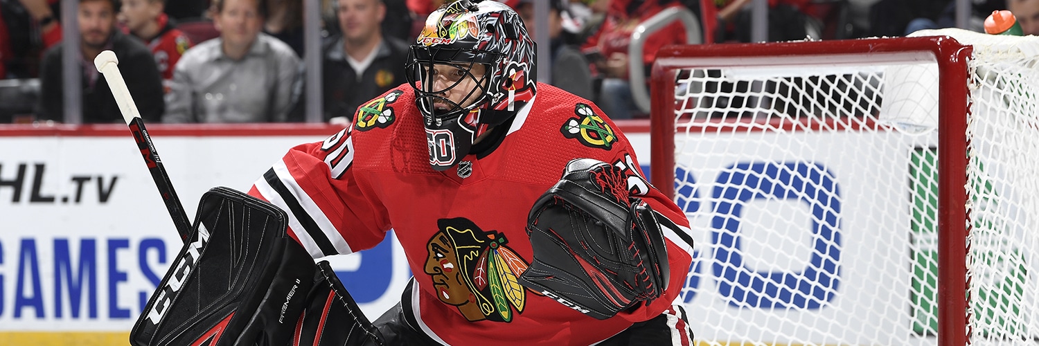 Corey Crawford Action Shot