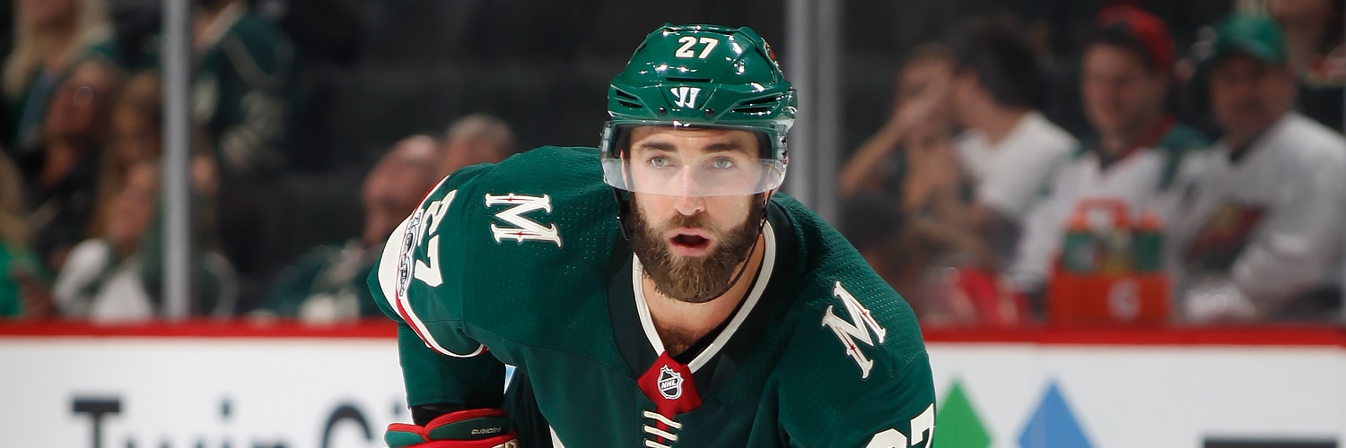 Kyle Quincey Action Shot