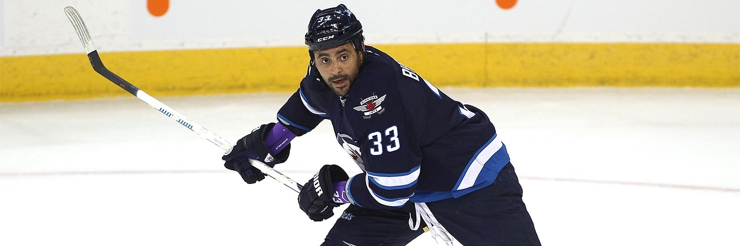 Dustin Byfuglien Action Shot