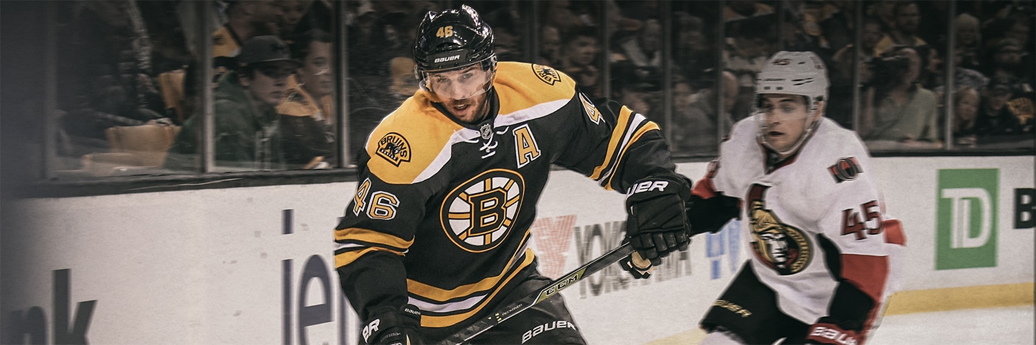 David Krejci Action Shot
