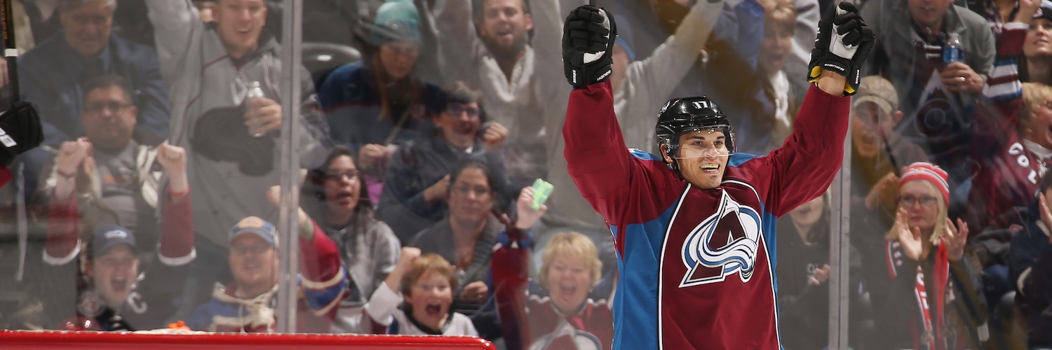Rene Bourque Action Shot