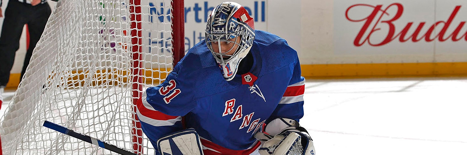 Ondrej Pavelec Action Shot