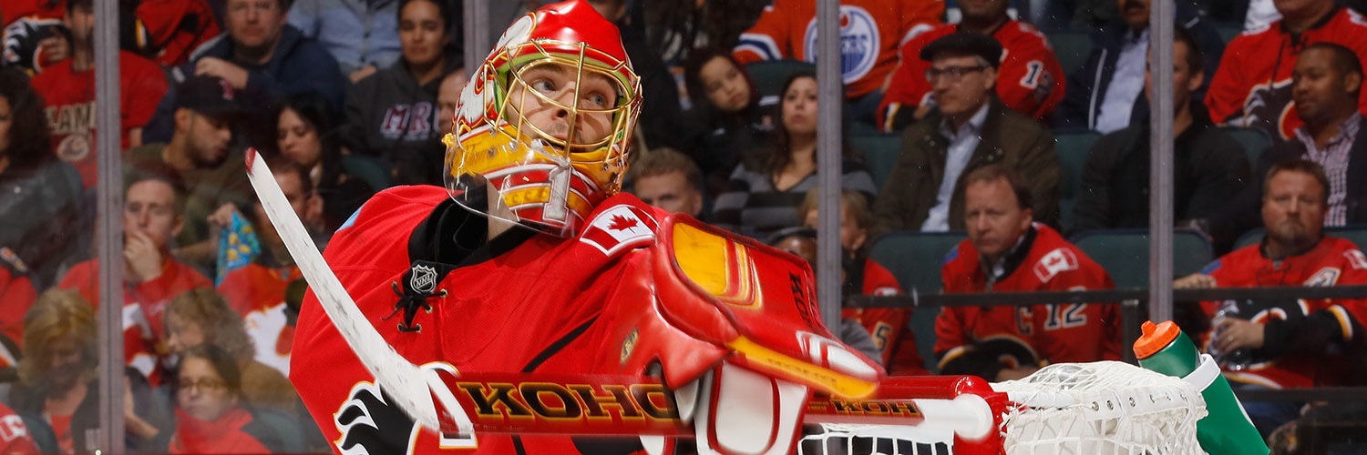 Jonas Hiller Action Shot