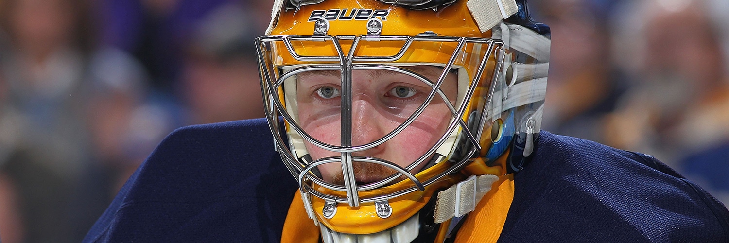 Linus Ullmark Action Shot